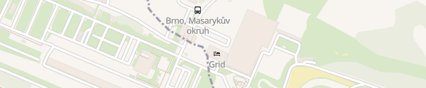 Karte Grid Hotel Brno
