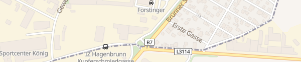 Karte Industriestraße Hagenbrunn