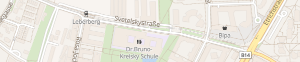Karte City - Dr.-Bruno-Kreisky-Schule Wien