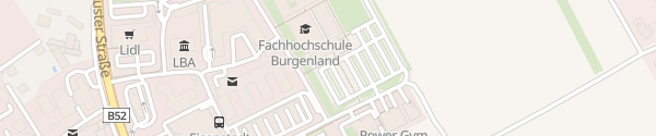 Karte Fachhochschule Energie Burgenland Eisenstadt