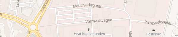 Karte Kopparlunden Västerås