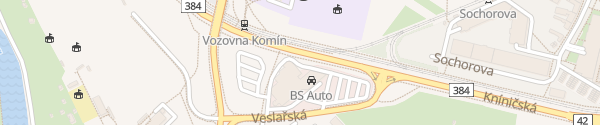 Karte BS Auto Brno