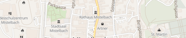 Karte Rathaus Mistelbach