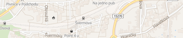 Karte Parkoviště Švermova Brno