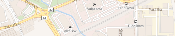 Karte Auto Nova Brno