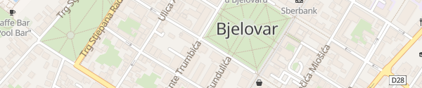 Karte Park Bjelovar Bjelovar
