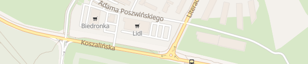 Karte Lidl Poszwińskiego Poznań