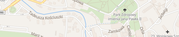 Karte Plac Marii Skłodowskiej-Curie Lądek-Zdrój