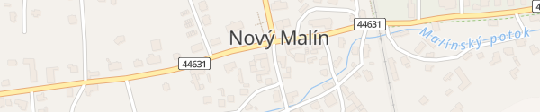 Karte Obecní Úřad Nový Malín