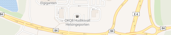 Karte OKQ8 Medskog Norra Hudiksvall