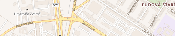 Karte OC Jarosova Bratislava