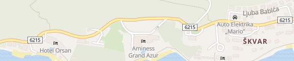 Karte Aminess Grand Azur Hotel Orebić