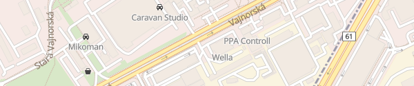 Karte Auto Palace Vajnorská Bratislava