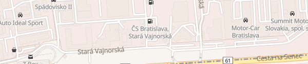 Karte SVBGreenway Bratislava