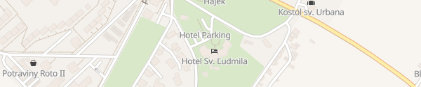 Karte Hotel sv. Ludmila Skalica