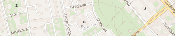Karte Hotel Flora Olomouc