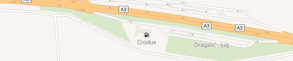 Karte Crodux Rastplatz Dragalić