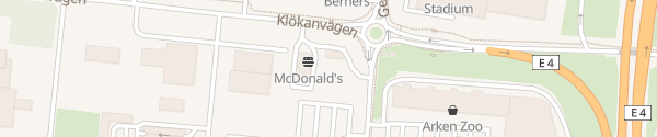 Karte McDonald's Birsta Sundsvall
