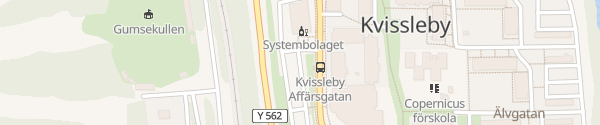 Karte Parkplatz gegenüber ICA Supermarkt Kvissleby
