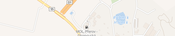 Karte MOL Olomoucká Přerov