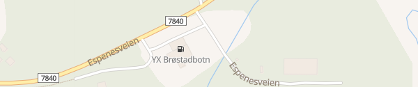 Karte YX Brøstadbotn Brøstadbotn