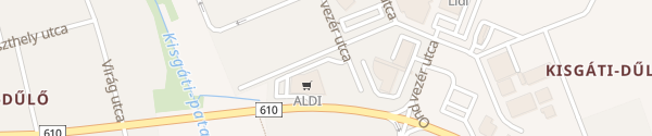 Karte ALDI Árpád utca Kaposvár