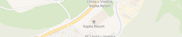 Karte Kapka resort Lhota u Vsetína