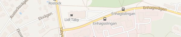 Karte Lidl Enhagsvägen Täby