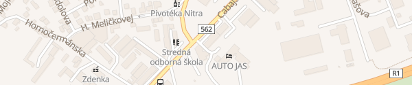 Karte Moto JAS Nitra