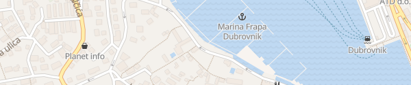 Karte Marina Frapa Dubrovnik