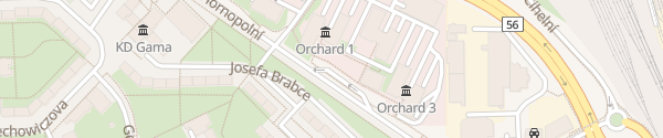 Karte Orchard Ostrava