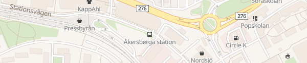 Karte Åkersberga Centrum Åkersberga