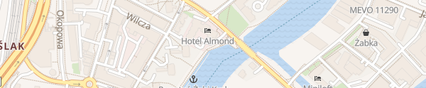 Karte Hotel Almond Gdansk