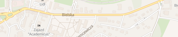 Karte Ulica Bielska Cieszyn