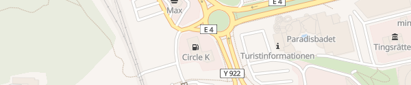 Karte Circle K Skidbacken Örnsköldsvik