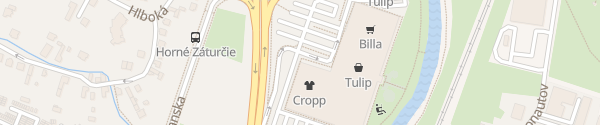 Karte Tulip Center Martin-Záturčie