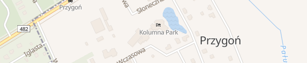 Karte Hotel Kolumna Park Przygoń