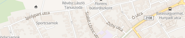 Karte Reményik Károly utca Balassagyarmat