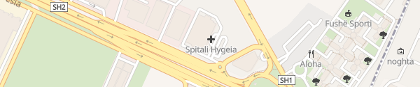 Karte Spitali Hygeia Tiranë Mëzez-Fushë