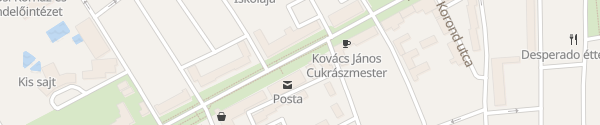Karte Kossuth Lajos utca Kiskunfélegyháza