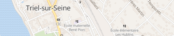 Karte Rue du Docteur Sobaux Triel-sur-Seine