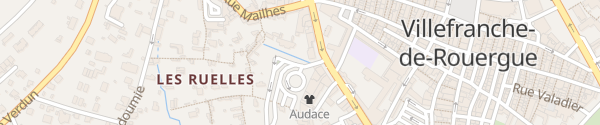 Karte Parking Traverse des Ruelles Villefranche-de-Rouergue