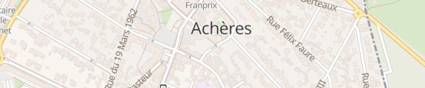Karte Place de la Jamais Contente Achères