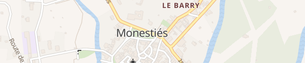 Karte Place du Foirail Monestiés