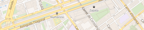 Karte Centro Comercial L‘llla Diagonal Barcelona