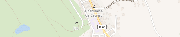 Karte Rue Albert Thomas Cagnac-les-Mines