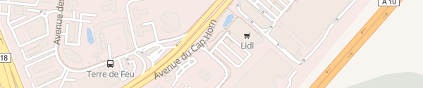 Karte Lidl Avenue du Cap Horn Les Ulis