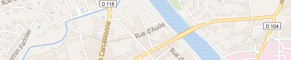 Karte Rue de l'Abattoir Limoux