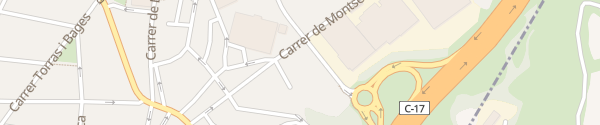 Karte Hostal Montserrat Tona