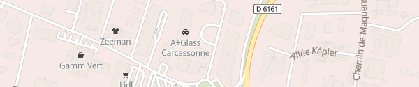 Karte Rue Jean Antoine Chaptal Carcassonne